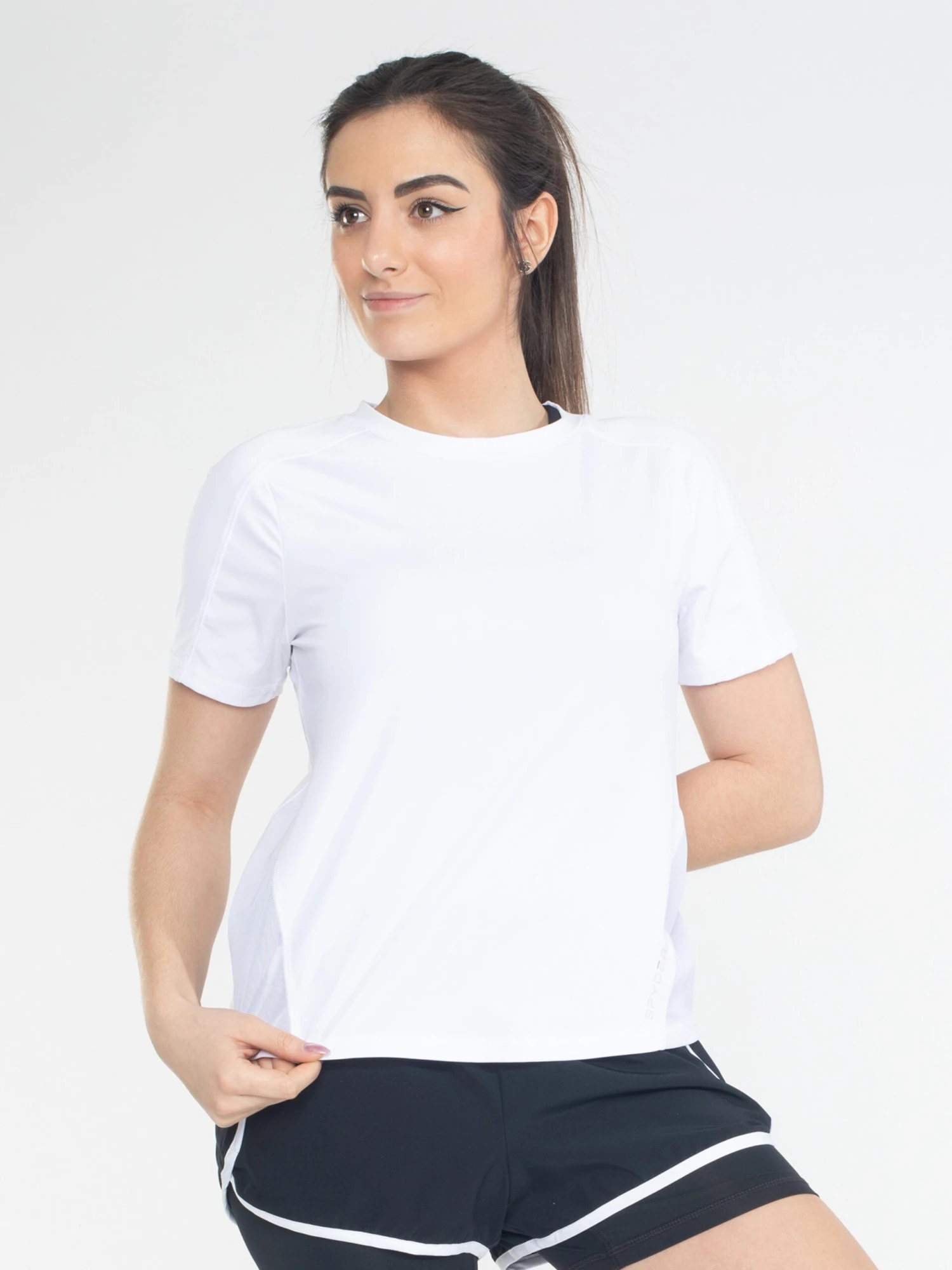 Spyder T-Shirts T-shirt Fonctionnel Femme Blanc 2 Spyder T-Shirts T-shirt Fonctionnel Femme Blanc – Image 2
