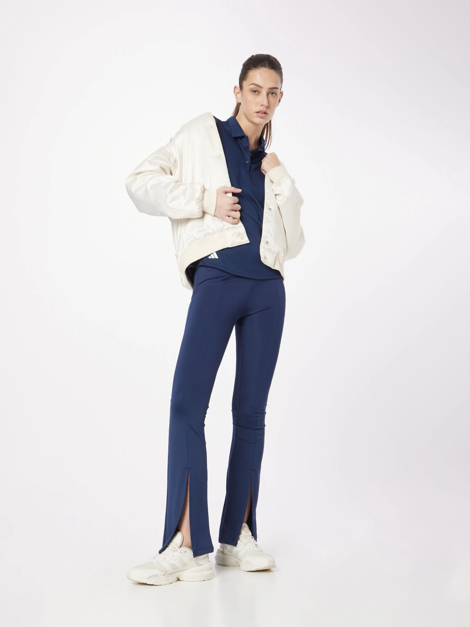 Adidas Golf Maillots De Sport T-shirt Fonctionnel Femme Bleu Marine 5 Adidas Golf Maillots De Sport T-shirt Fonctionnel Femme Bleu Marine – Image 5