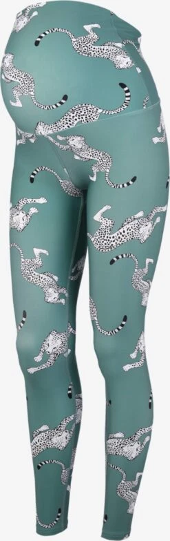 Leggings Skinny Pantalon De Sport Maternity Gepard Femme Vert