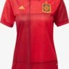 Adidas Sportswear Hauts Pratiques Fonctionnels Maillot FEF Spanien Home EM 2020 Femme Rouge Néon