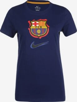 Nike Hauts Pratiques Fonctionnels Maillot Femme Bleu Foncé