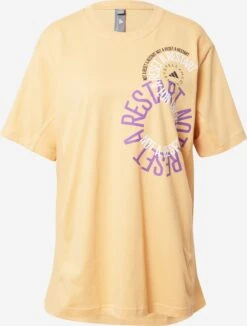 Adidas By Stella Mccartney T-Shirts T-Shirt Fonctionnel Femme Safran