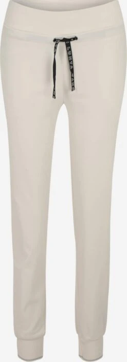 LUHTA Pantalons De Jogging Effilé Pantalon De Sport Femme Blanc Cassé