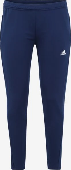 Adidas Sportswear Pantalons De Sport Coupe Slim Pantalon De Sport Team 19 Femme Bleu Foncé