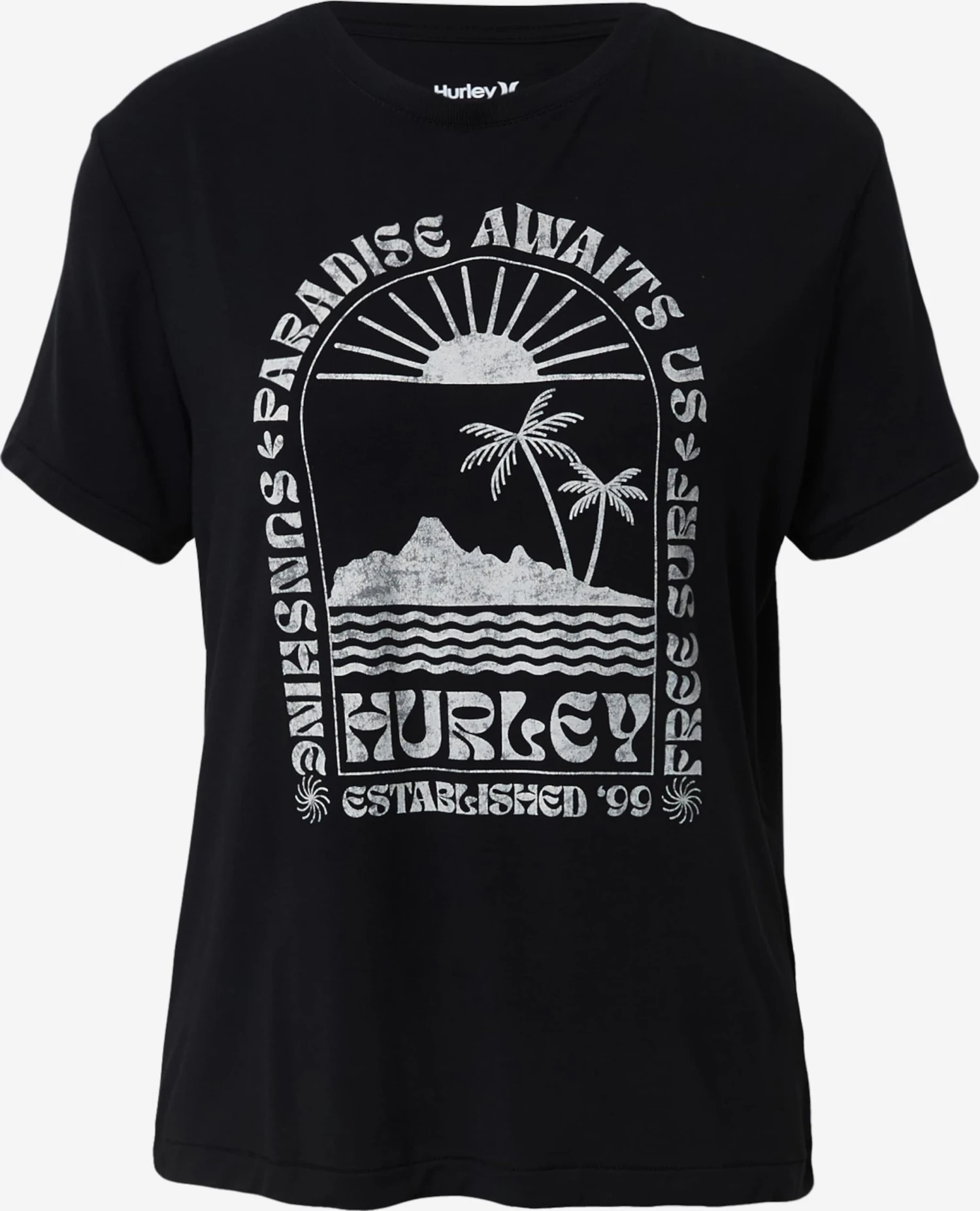 HURLEY T-Shirts T-shirt Fonctionnel PARADISE Femme Noir 1 HURLEY T-Shirts T-shirt Fonctionnel PARADISE Femme Noir