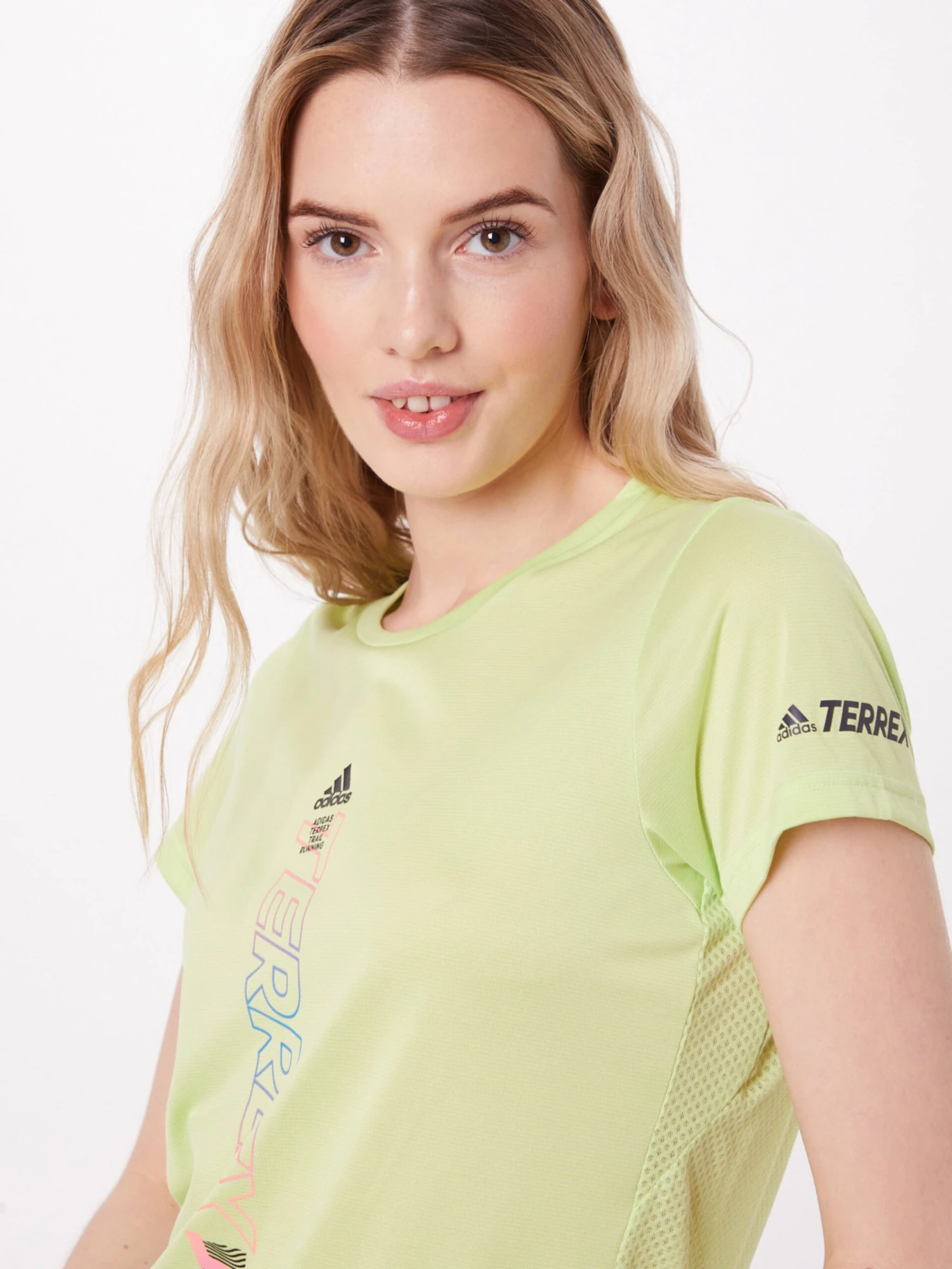 Adidas TERREX Hauts Pratiques Fonctionnels T-shirt Fonctionnel Terrex Femme Citron Vert 2 Adidas TERREX Hauts Pratiques Fonctionnels T-shirt Fonctionnel Terrex Femme Citron Vert – Image 2