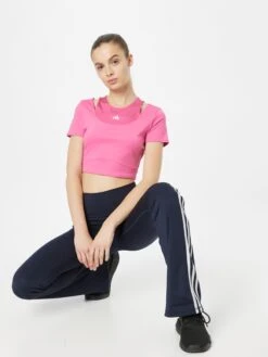 ADIDAS PERFORMANCE Hauts Pratiques Fonctionnels T-shirt Fonctionnel Femme Rose -ADIDAS PERFORMANCE Soldes 8dfdbbfb666042b877b5cb50400511b0