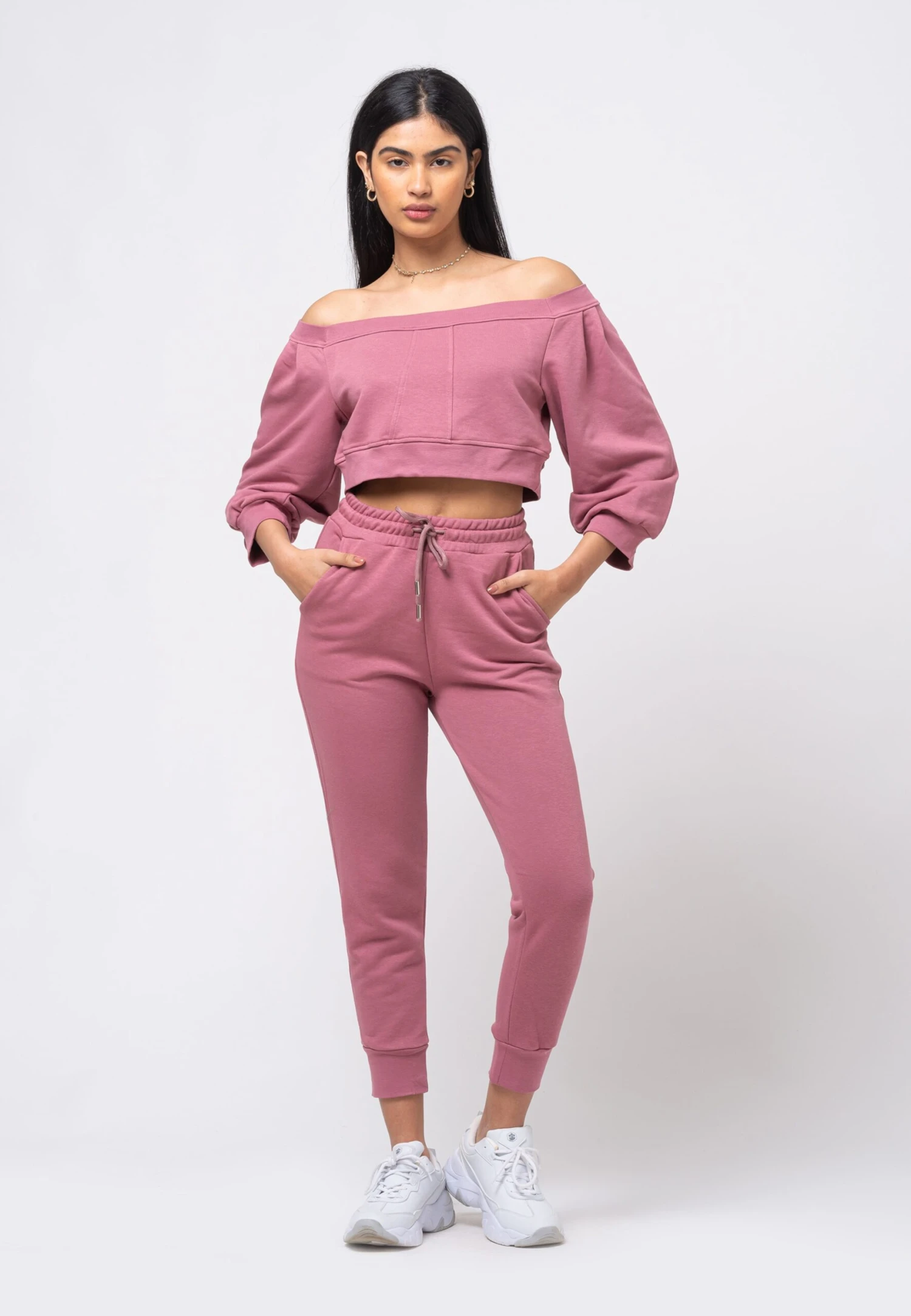 Ensembles Survêtements Femme Beige 2 Ensembles Survêtements Femme Beige – Image 2