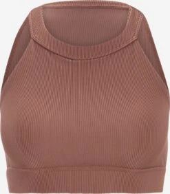 Onzie Maillots De Sport Haut De Sport Femme Brun Foncé