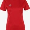 UMBRO Hauts Pratiques Fonctionnels Maillot Club Femme Rouge