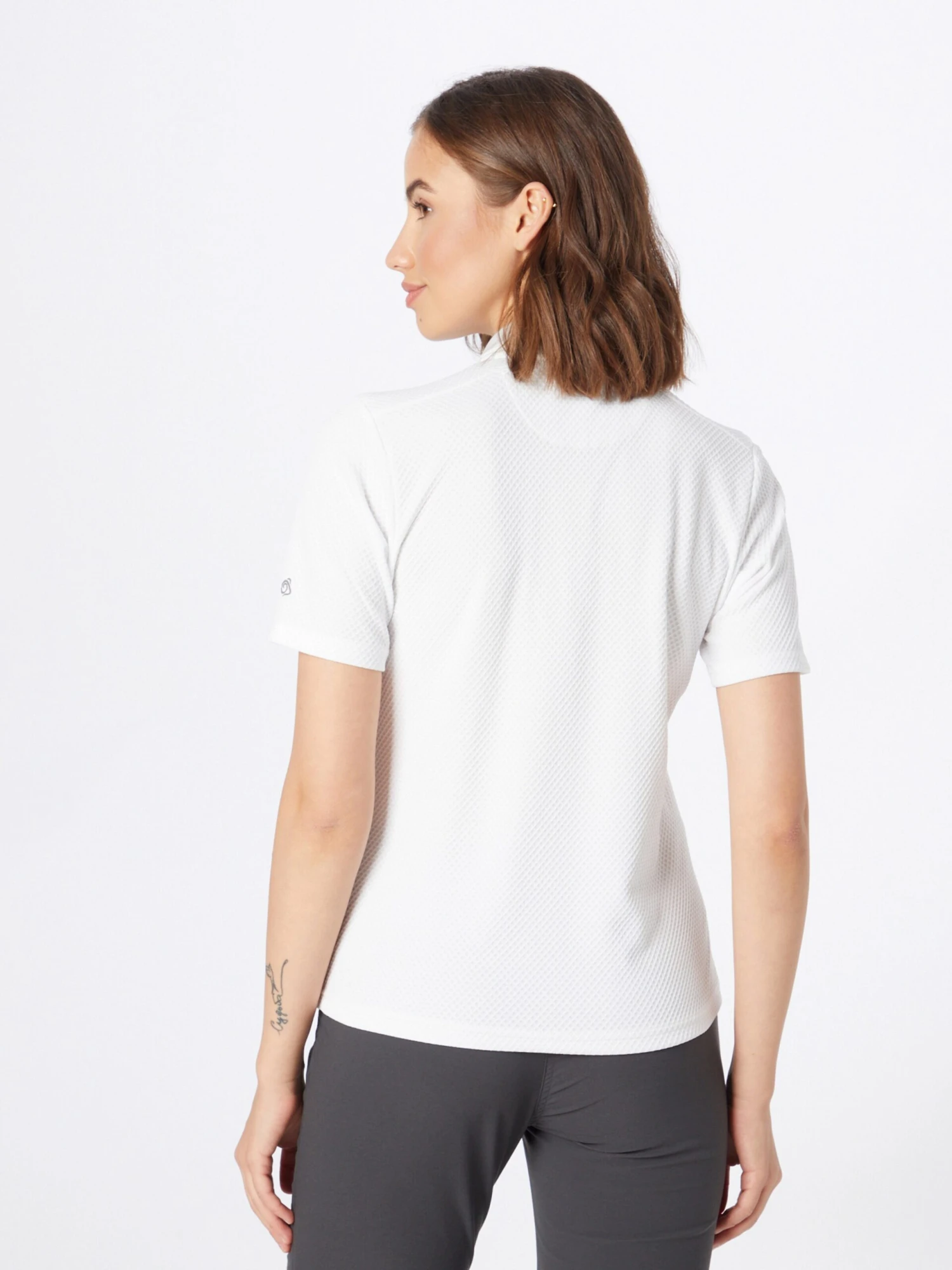 Craghoppers Hauts Pratiques Fonctionnels T-shirt Fonctionnel NosiLife Femme Blanc 4 Craghoppers Hauts Pratiques Fonctionnels T-shirt Fonctionnel NosiLife Femme Blanc – Image 4