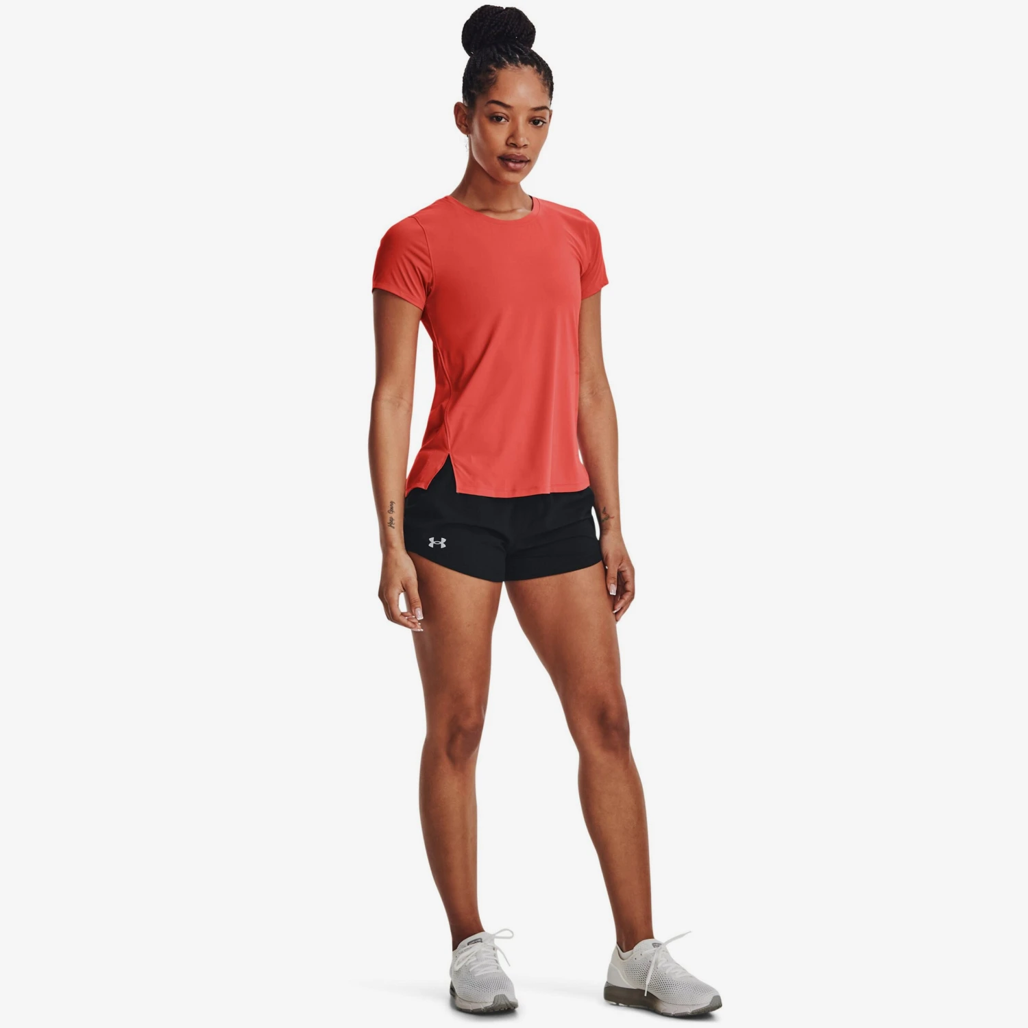 Under Armour Hauts Pratiques Fonctionnels T-shirt Fonctionnel Femme Corail 5 Under Armour Hauts Pratiques Fonctionnels T-shirt Fonctionnel Femme Corail – Image 5