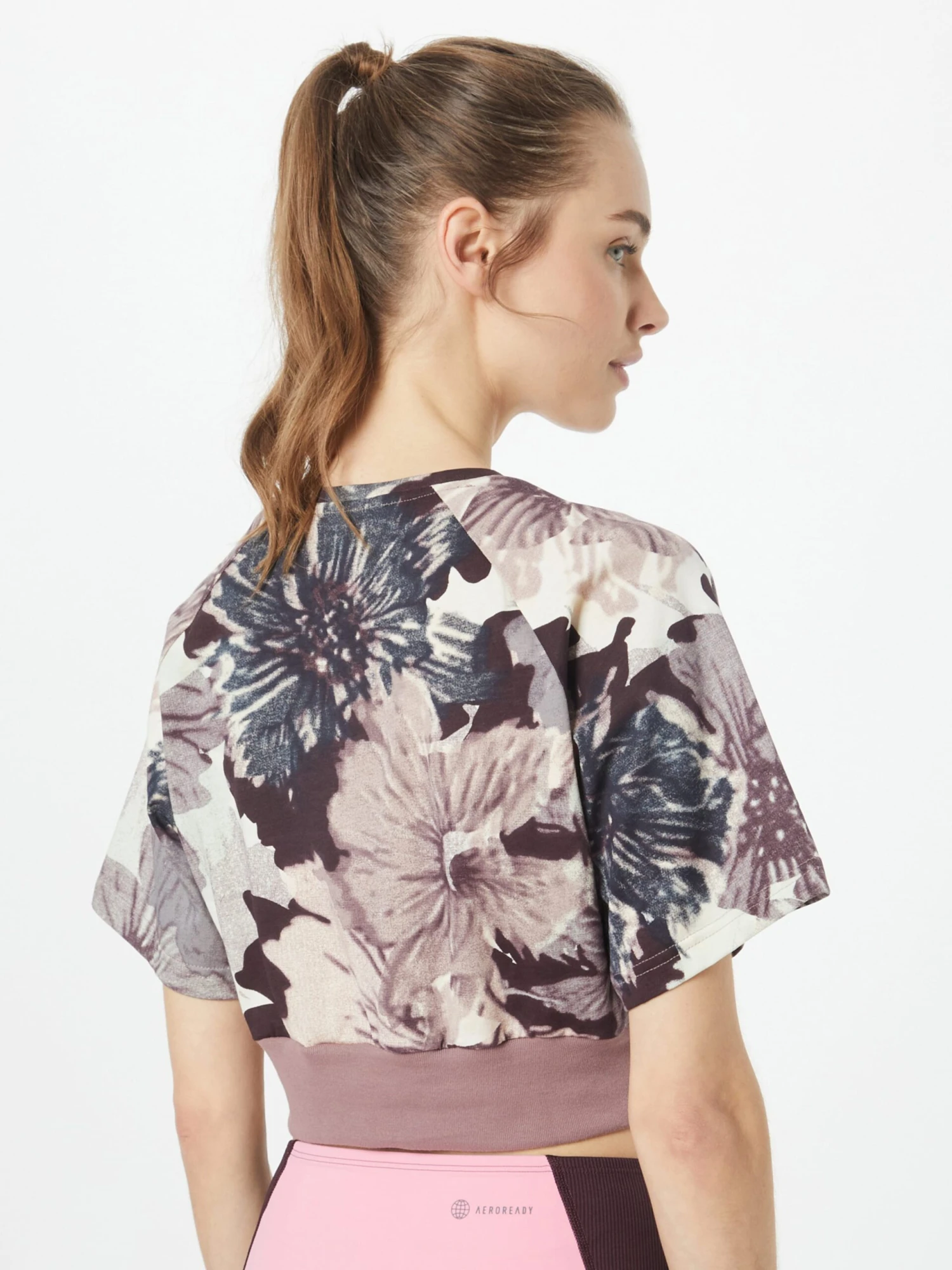 Adidas Sportswear T-Shirts T-shirt Fonctionnel Femme Lavande 3 Adidas Sportswear T-Shirts T-shirt Fonctionnel Femme Lavande – Image 3