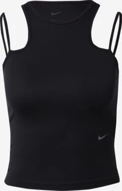 Nike Maillots De Sport Haut De Sport Femme Noir