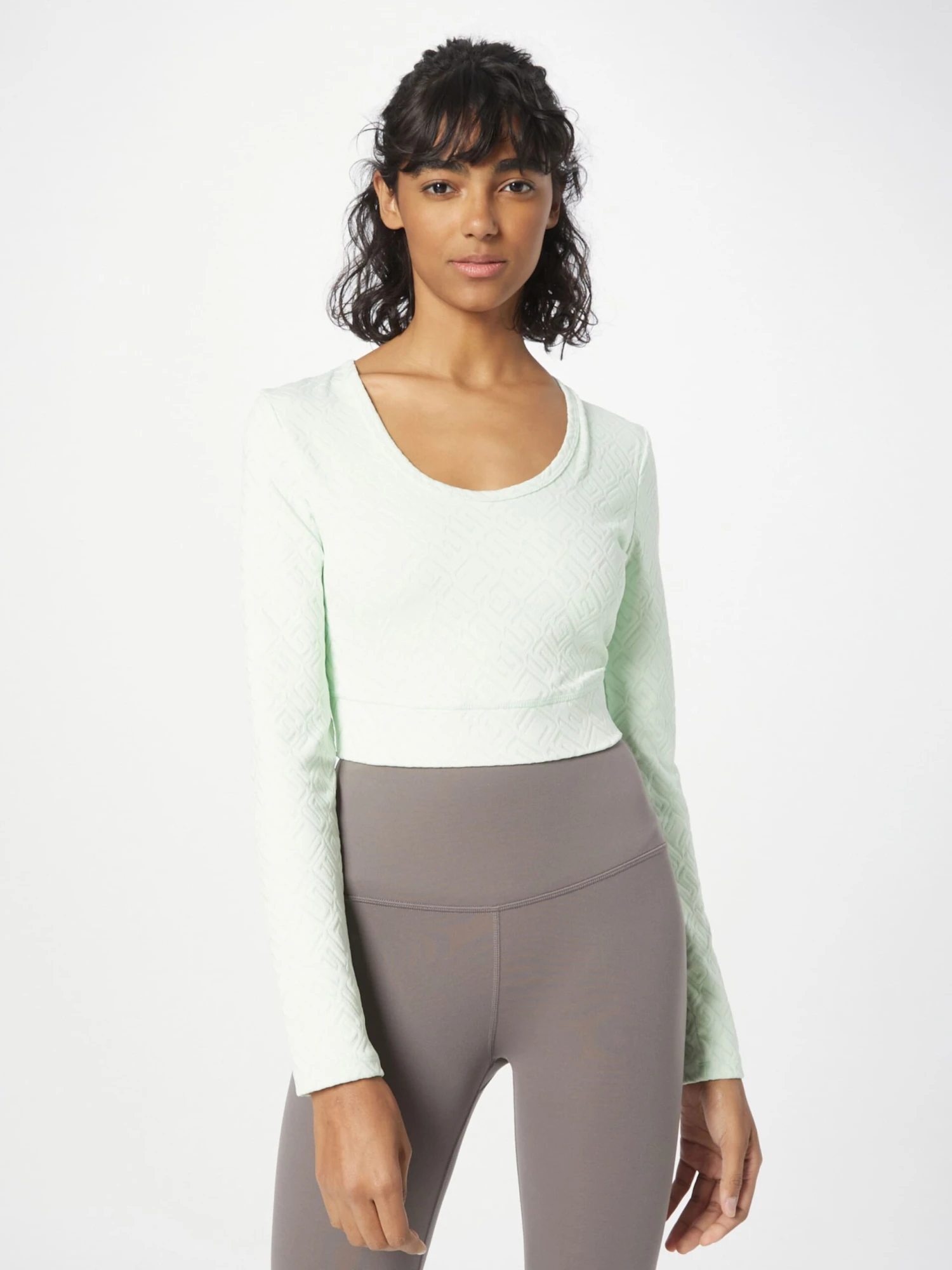 Guess Hauts à Manches Longues T-shirt Fonctionnel DANA Femme Menthe 3 Guess Hauts à Manches Longues T-shirt Fonctionnel DANA Femme Menthe – Image 3