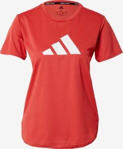 ADIDAS PERFORMANCE Hauts Pratiques Fonctionnels T-shirt Fonctionnel Femme Rouge