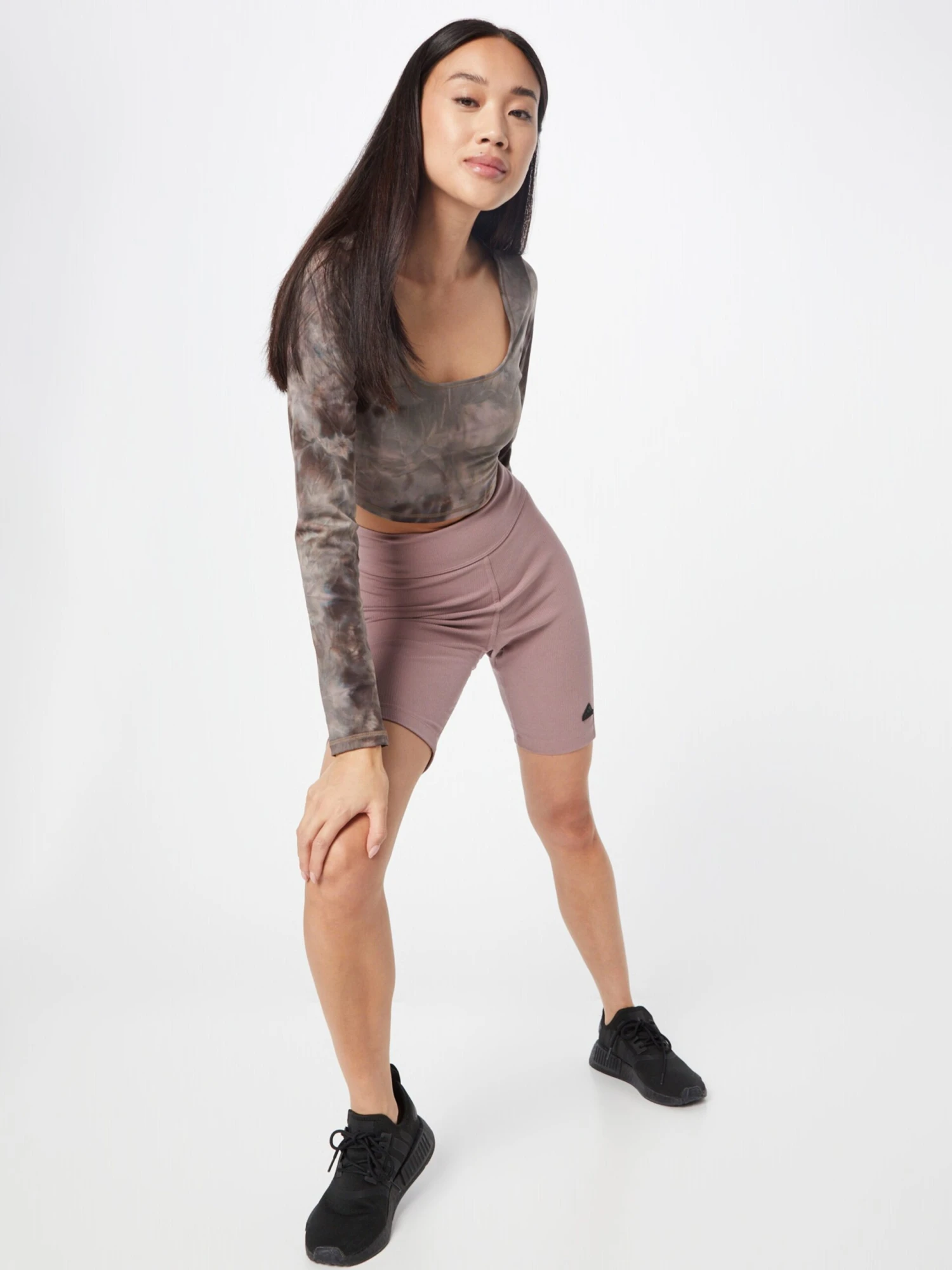 Adidas Sportswear Hauts à Manches Longues T-shirt Fonctionnel Femme Gris / Taupe 4 Adidas Sportswear Hauts à Manches Longues T-shirt Fonctionnel Femme Gris / Taupe – Image 4