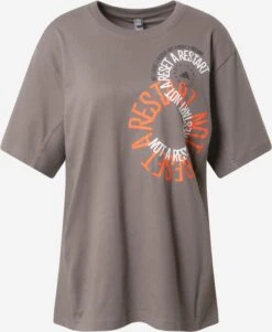 Adidas By Stella Mccartney T-Shirts T-Shirt Fonctionnel Femme Taupe