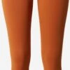 Nike Leggings Skinny Pantalon De Sport Femme Orange Foncé