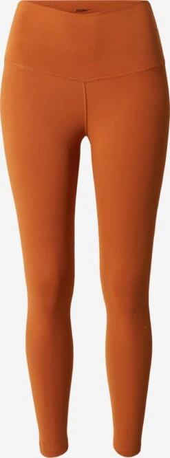 Nike Leggings Skinny Pantalon De Sport Femme Orange Foncé