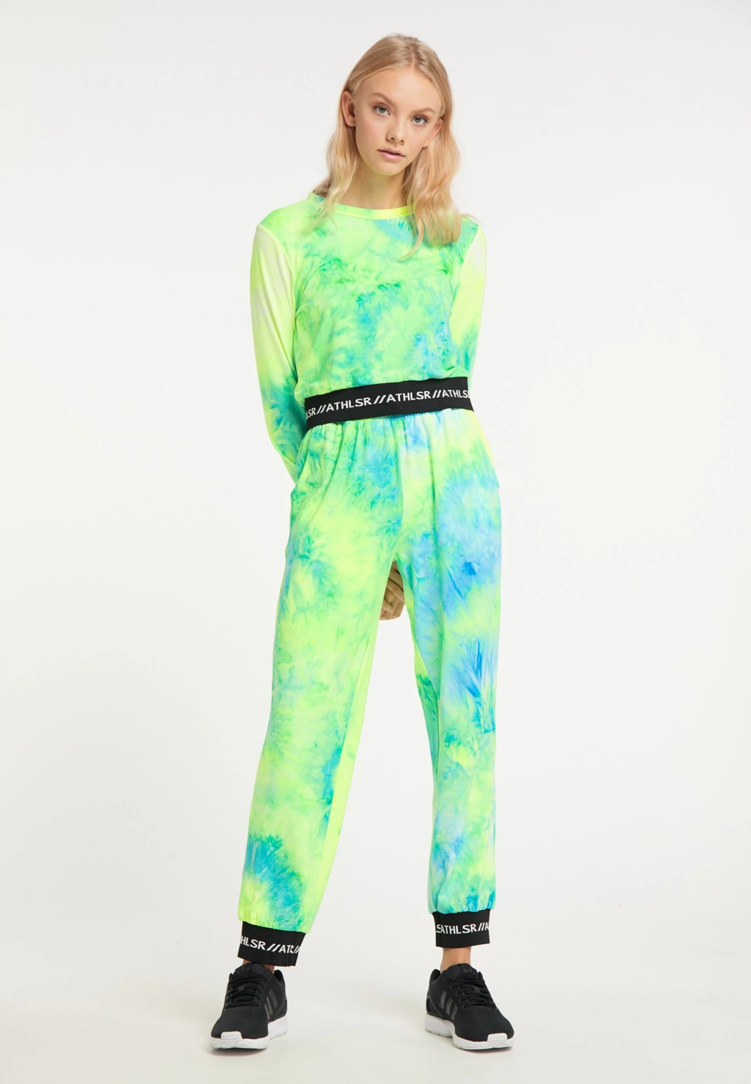 Hauts à Manches Longues T-shirt Fonctionnel Femme Vert Fluo 4 Hauts à Manches Longues T-shirt Fonctionnel Femme Vert Fluo – Image 4