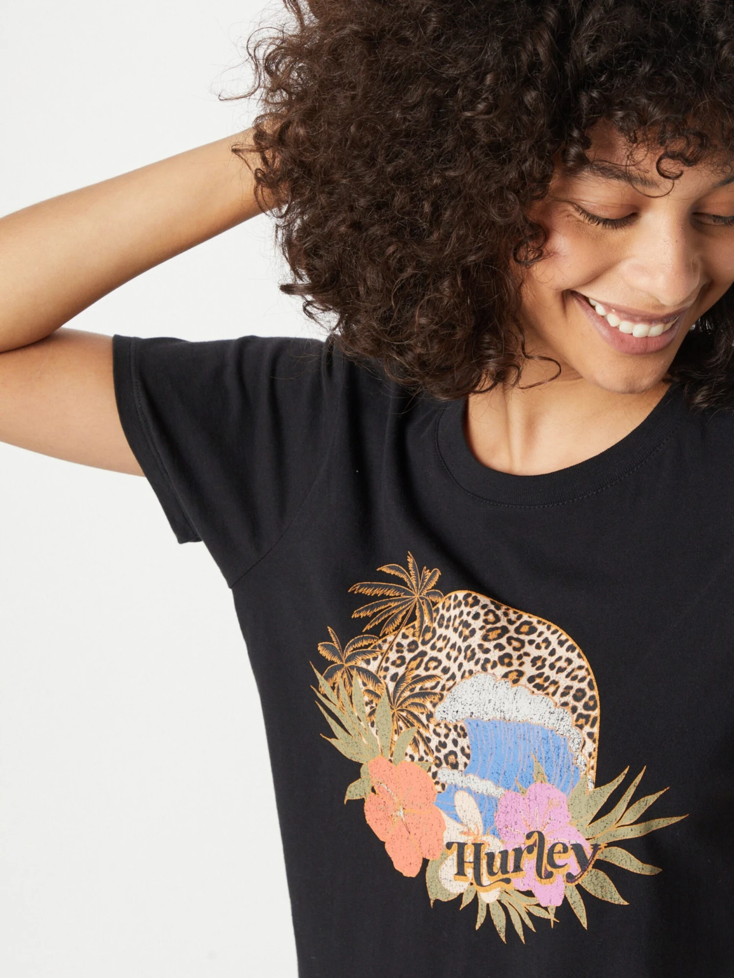 HURLEY T-Shirts T-shirt Fonctionnel Femme Noir 2 HURLEY T-Shirts T-shirt Fonctionnel Femme Noir – Image 2