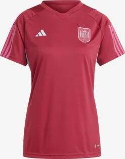 ADIDAS PERFORMANCE Hauts Pratiques Fonctionnels T-shirt Fonctionnel Spanien WM 2023 Femme Rouge Clair