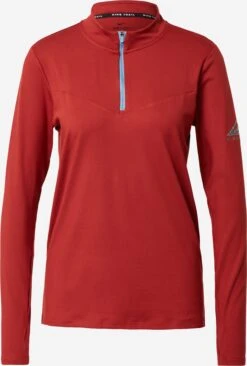 Nike Hauts à Manches Longues T-shirt Fonctionnel Femme Rouge