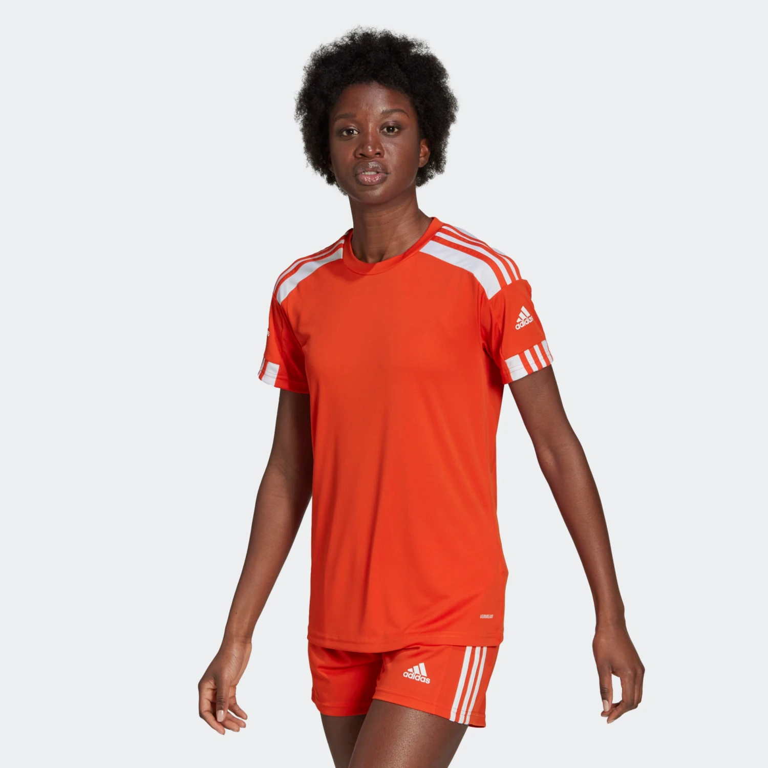 Adidas Sportswear Hauts Pratiques Fonctionnels Maillot Squadra 21 Femme Orange Foncé 2 Adidas Sportswear Hauts Pratiques Fonctionnels Maillot Squadra 21 Femme Orange Foncé – Image 2