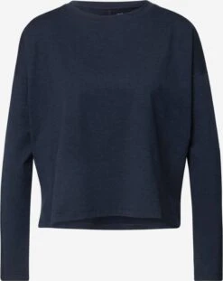 Girlfriend Collective Hauts à Manches Longues T-shirt Fonctionnel RESET Femme Bleu Foncé