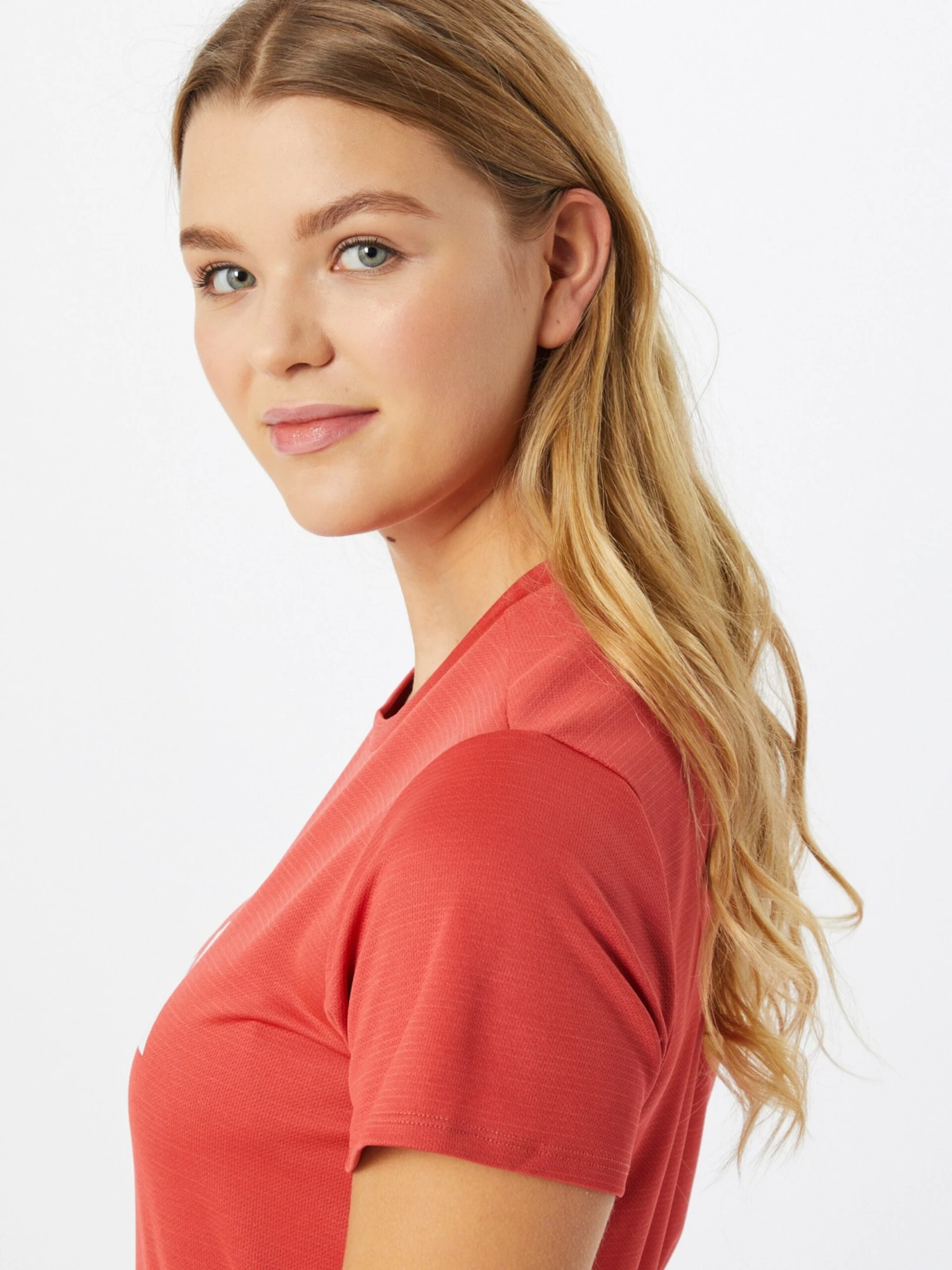 ADIDAS PERFORMANCE Hauts Pratiques Fonctionnels T-shirt Fonctionnel Femme Rouge 5 ADIDAS PERFORMANCE Hauts Pratiques Fonctionnels T-shirt Fonctionnel Femme Rouge – Image 5