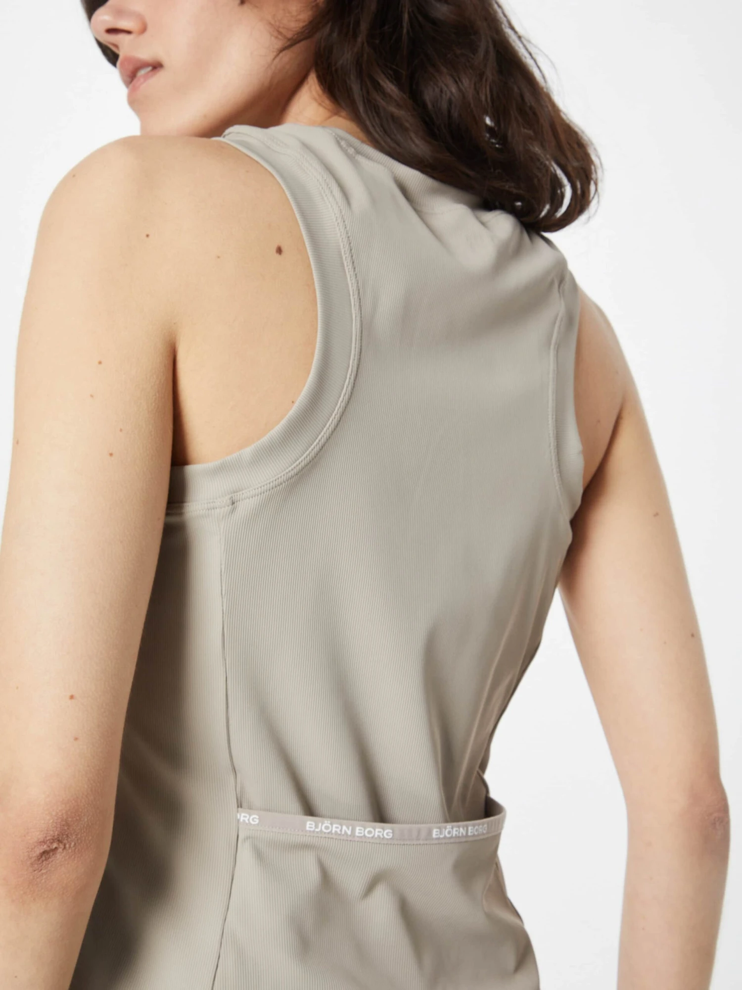 BJØRN BORG Maillots De Sport Haut De Sport Femme Beige Foncé 2 BJØRN BORG Maillots De Sport Haut De Sport Femme Beige Foncé – Image 2