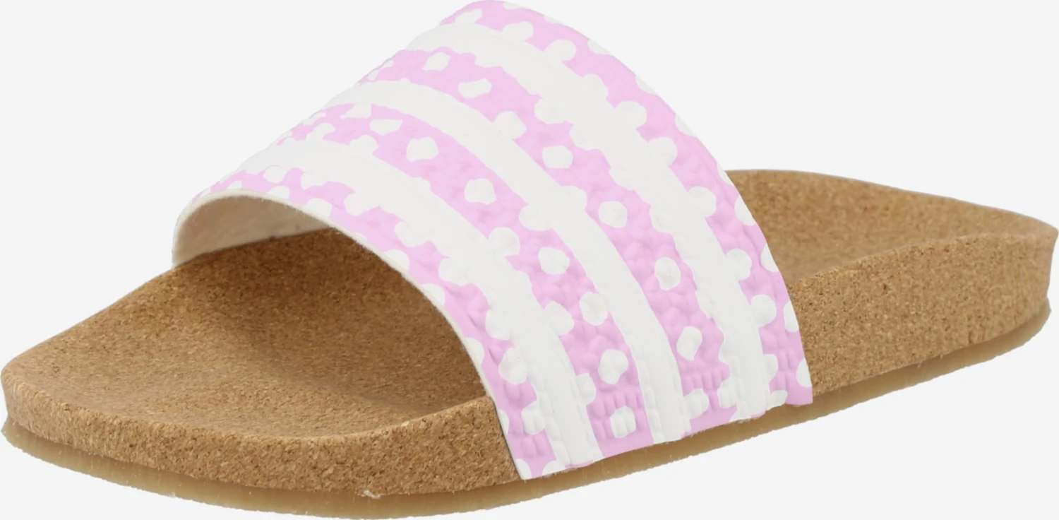 Adidas Originals Chaussures De Piscine Mule ADILETTE Femme Blanc 1 Adidas Originals Chaussures De Piscine Mule ADILETTE Femme Blanc