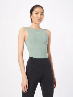 ADIDAS PERFORMANCE Maillots De Sport Haut De Sport Femme Vert Pastel -ADIDAS PERFORMANCE Soldes bd03fd477854d022bf853194bd6af968