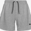 Nike Shorts Loosefit Pantalon De Sport Femme Gris Chiné