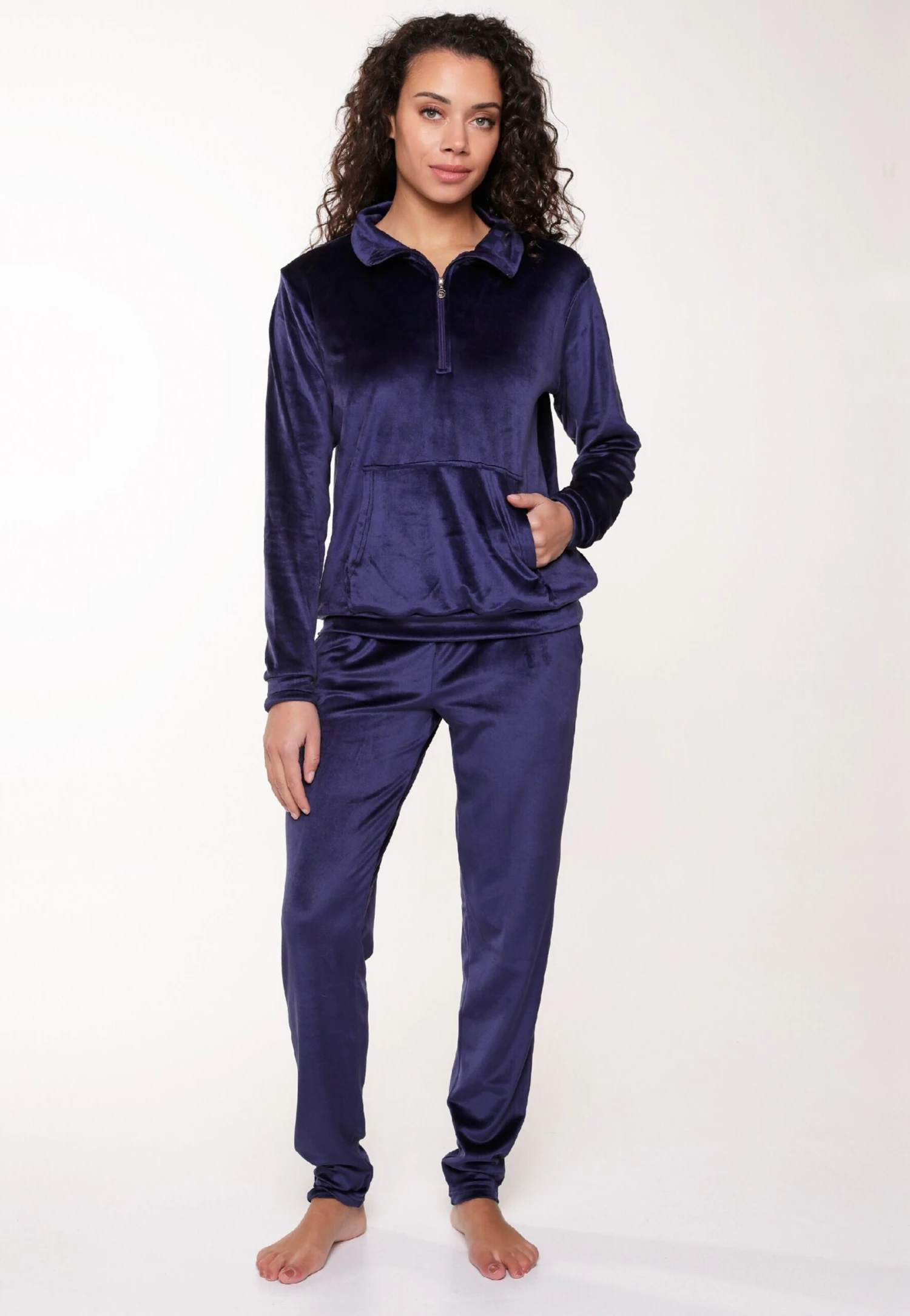 LingaDore Ensembles Survêtement Femme Bleu Marine 4 LingaDore Ensembles Survêtement Femme Bleu Marine – Image 4