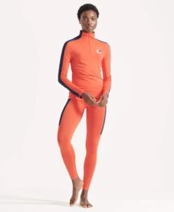 Sous-vêtements Fonctionnels Base Layer Femme Rouge Orangé -ADIDAS PERFORMANCE Soldes c5718a8525111cd15de7f634e03f897a