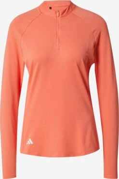 Adidas Golf Hauts à Manches Longues T-shirt Fonctionnel Femme Corail