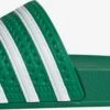 Adidas Originals Chaussures De Piscine Mule ADILETTE Femme Vert Gazon