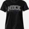 Nike Hauts Pratiques Fonctionnels T-shirt Fonctionnel Femme Noir