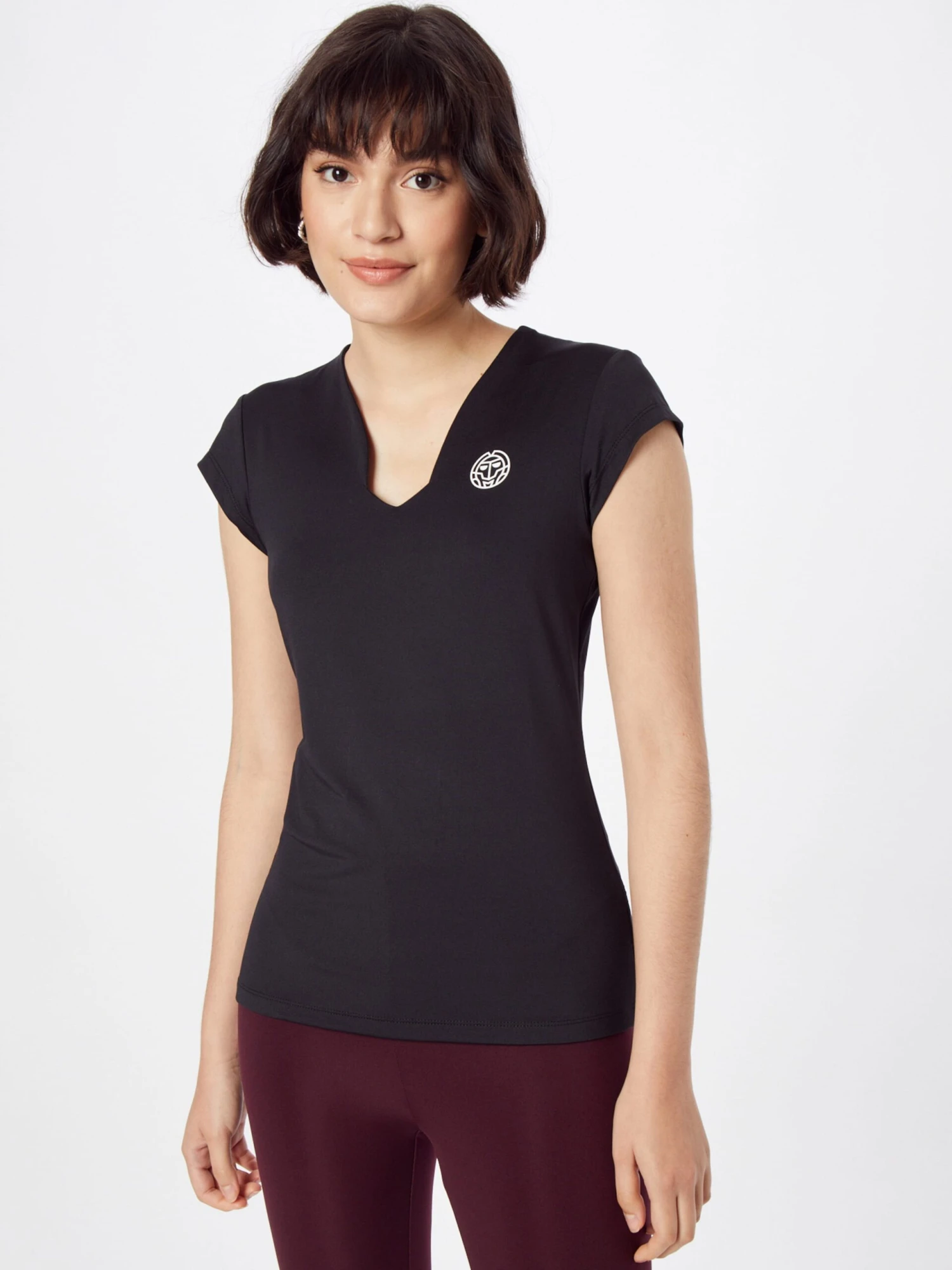 BIDI BADU Hauts Pratiques Fonctionnels T-shirt Fonctionnel Bella 2.0 Femme Noir 2 BIDI BADU Hauts Pratiques Fonctionnels T-shirt Fonctionnel Bella 2.0 Femme Noir – Image 2