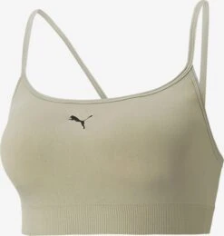 Puma Brassières Bustier Soutien-gorge De Sport Femme Beige Foncé