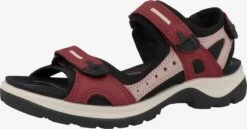 ECCO Chaussures De Plein Air Sandales De Randonnée Offroad Femme Rouge