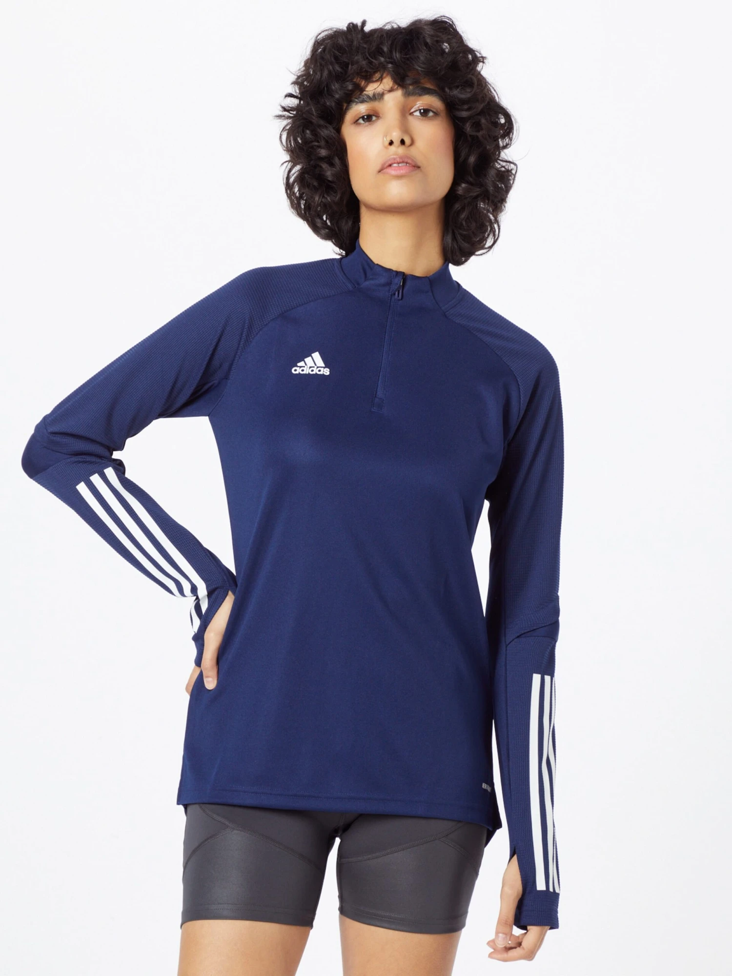Adidas Sportswear Hauts à Manches Longues T-shirt Fonctionnel Condivo 20 Femme Bleu Foncé 2 Adidas Sportswear Hauts à Manches Longues T-shirt Fonctionnel Condivo 20 Femme Bleu Foncé – Image 2