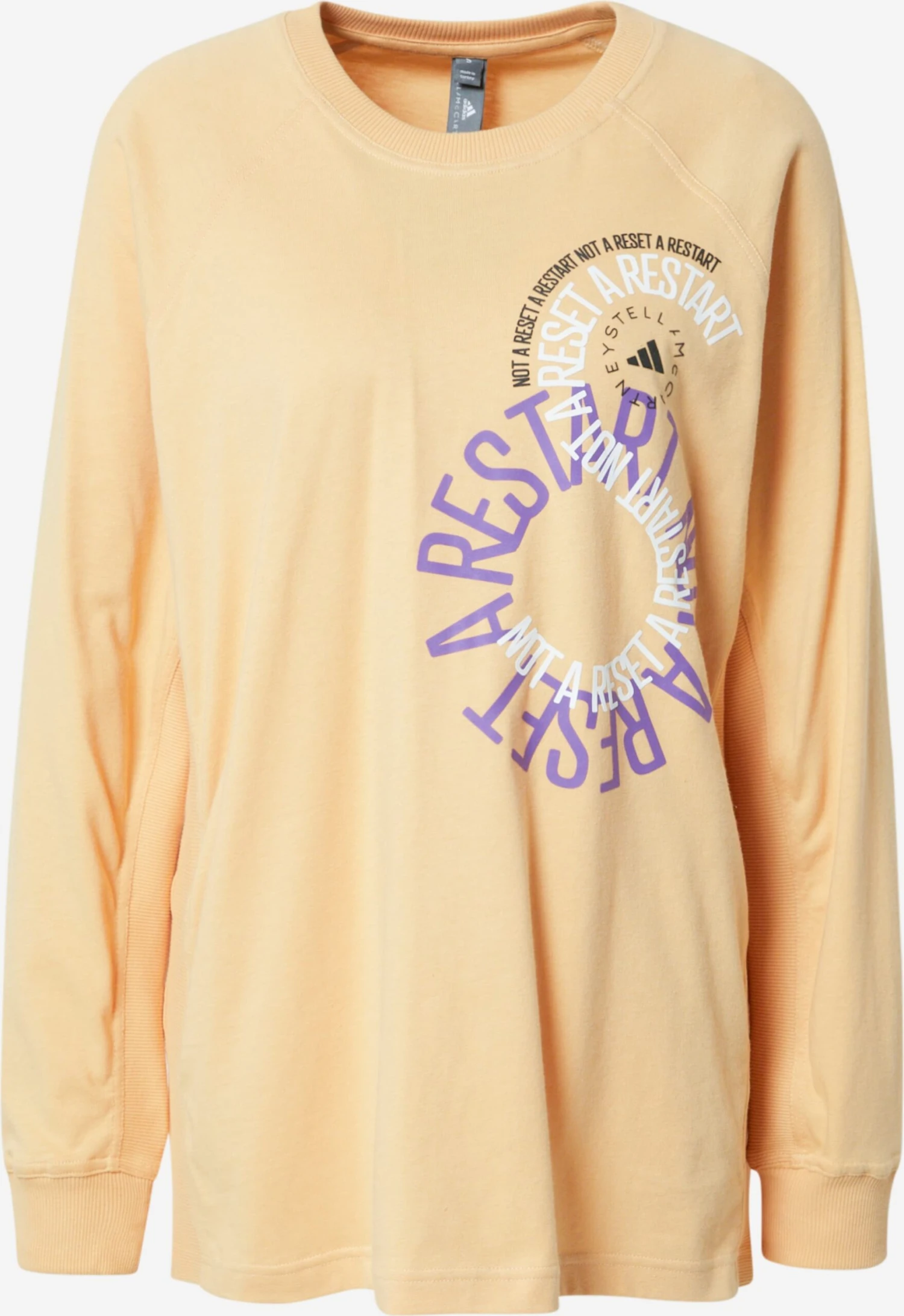 Adidas By Stella Mccartney Hauts à Manches Longues T-Shirt Fonctionnel Femme Jaune 1 Adidas By Stella Mccartney Hauts à Manches Longues T-Shirt Fonctionnel Femme Jaune