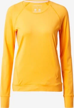 Hauts à Manches Longues T-shirt Fonctionnel Femme Orange