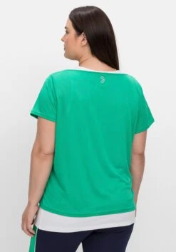Sheego Hauts Pratiques Fonctionnels T-shirt Fonctionnel Femme Vert -ADIDAS PERFORMANCE Soldes d37794b58be870f8510553d07615d302