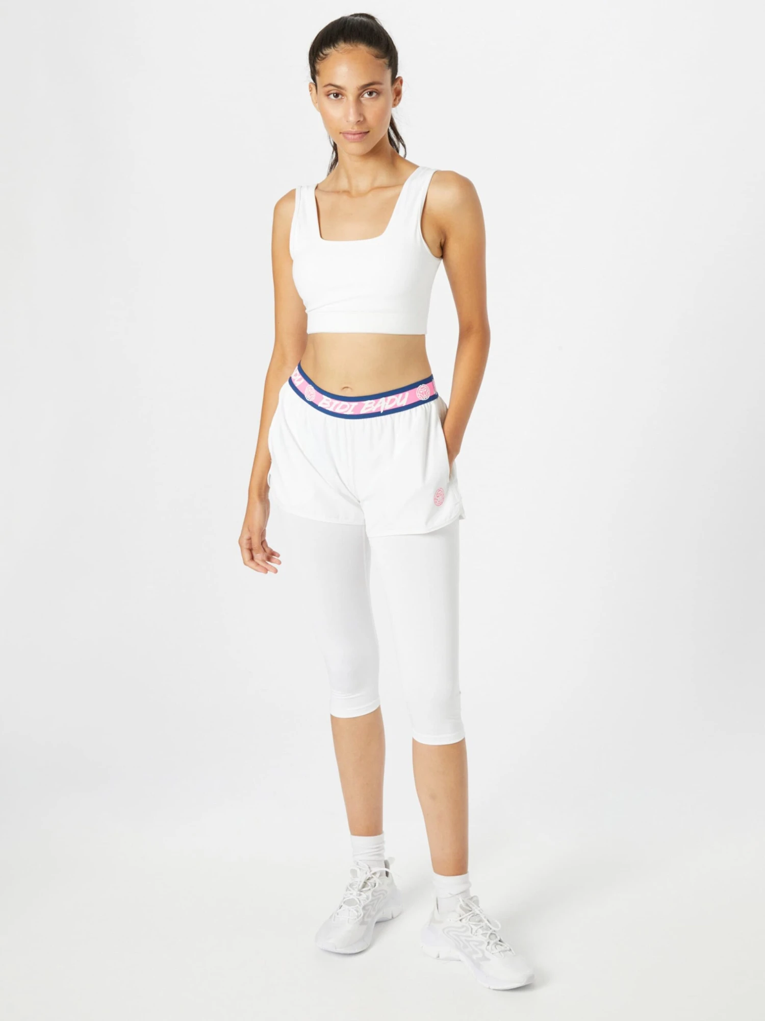 BIDI BADU Pantalons Dentraînement Regular Pantalon De Sport Kara Tech Shopri Femme Blanc 6 BIDI BADU Pantalons Dentraînement Regular Pantalon De Sport Kara Tech Shopri Femme Blanc – Image 6