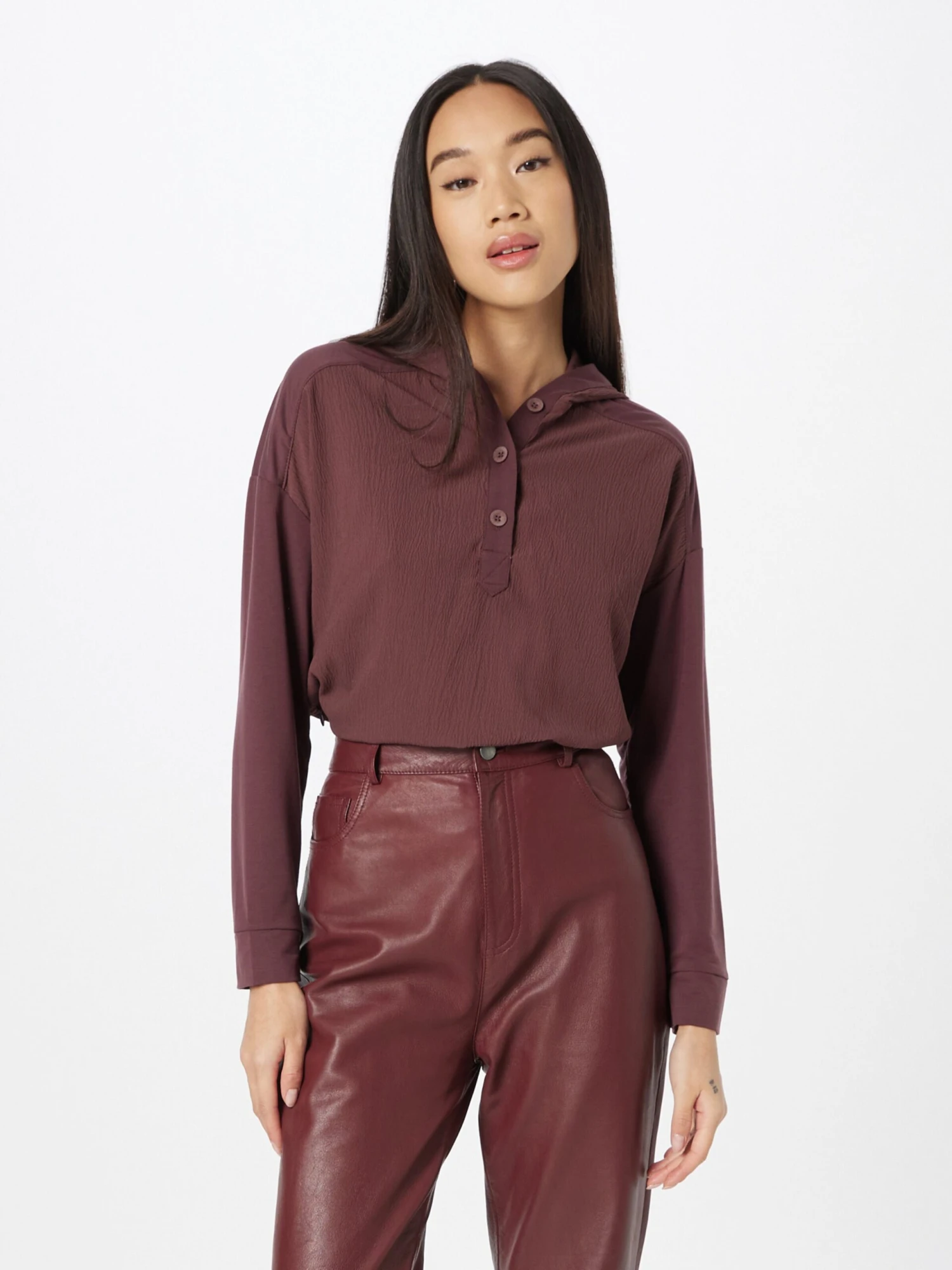 Kathmandu Hauts à Manches Longues T-shirt Fonctionnel Kamana Femme Rouge Pastel 3 Kathmandu Hauts à Manches Longues T-shirt Fonctionnel Kamana Femme Rouge Pastel – Image 3