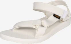 Teva Chaussures De Plein Air Sandales De Randonnée Original Universal Femme Blanc Cassé